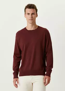 Темно-красный шерстяной свитер Etro