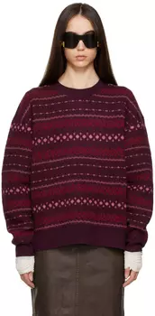 Темно-красный свитер Leyster Isabel Marant Etoile