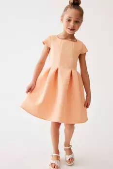 Темно- платье с тисненым аквалангом Baker By Ted Baker, оранжевый