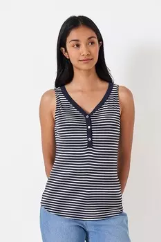 Темно- повседневная футболка для экипажа Crew Clothing Company, синий