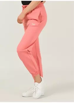 Темно-розовые женские спортивные штаны стандартного кроя с нормальной талией и вышивкой Ucla