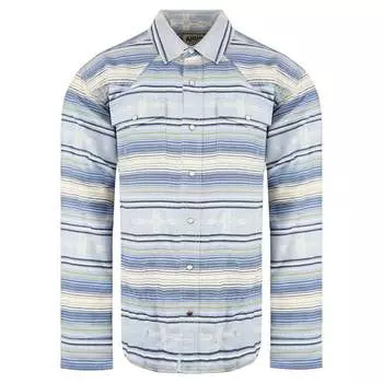 Темно-Рыжая мужская синяя рубашка Ariat, синий