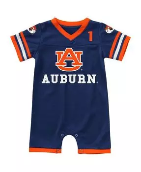 Темно-рыжий футбольный комбинезон с принтом Тайгеры для новорожденных и младенцев для мальчиков и девочек Colosseum, синий