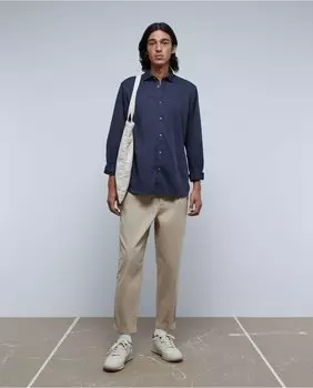 Темно-серая мужская рубашка стандартного кроя Scalpers, темно-серый