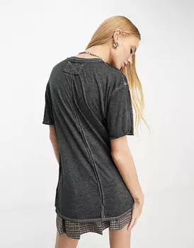 Темно-серая непринужденная футболка vella Free People