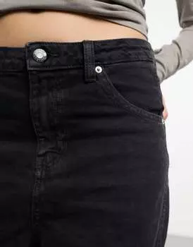 Темно-серые брюки плотника Bershka