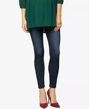 Темно-серые джинсы скинни для беременных AG Jeans, мульти