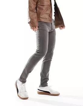 Темно-серые джинсы скинни River Island Mercury