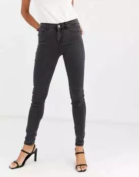 Темно-серые джинсы скинни скинни Vero Moda