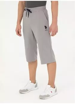 Темно-серые мужские спортивные шорты DUSTYIY024 U.S. Polo Assn., темно-серый