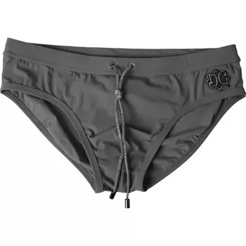 Темно-серые плавки с логотипом DG Beachwear для мужчин Dolce & Gabbana