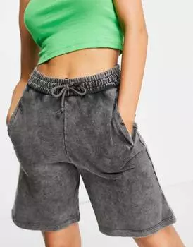 Темно-серые шорты Topshop из джерси