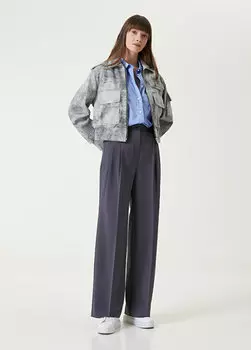 Темно-серые свободные брюки Academia