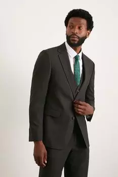 Темно-серый пиджак Slim Fit Essential Burton, серый