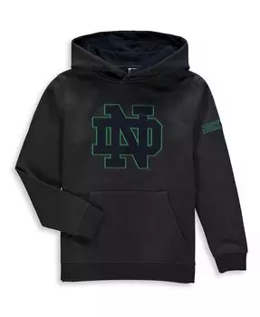 Толстовка с капюшоном Big Boys Notre Dame Fighting Irish, угольный
