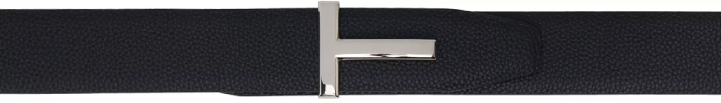 Темно-сине-черный двусторонний ремень T Icon TOM FORD