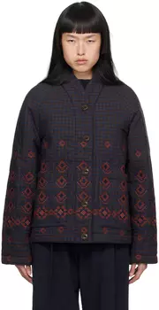 Темно-сине-коричневая куртка Erkin YMC