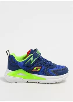 Темно-сине-зеленые детские прогулочные кроссовки 401660N NVLM TRI-NAMICS Skechers, темно-синий