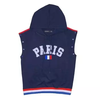 Темно-синее худи Paris Hudson, темно-синий