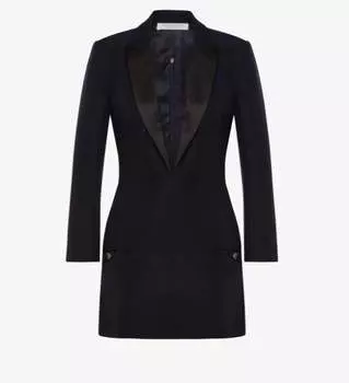 Темно-синее мини-платье Grain De Poudre Philosophy di Lorenzo Serafini