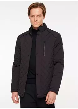 Темно-синее мужское пальто Beymen Business