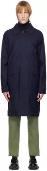 Темно-синее пальто Terrence Officine Gnrale
