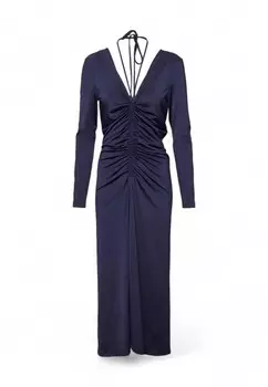 Темно-синее платье Gilbert Veronica Beard, темно-синий