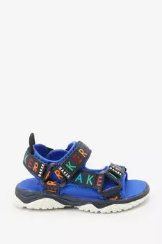 Темно-синие босоножки с технологией Baker by Ted Baker, синий