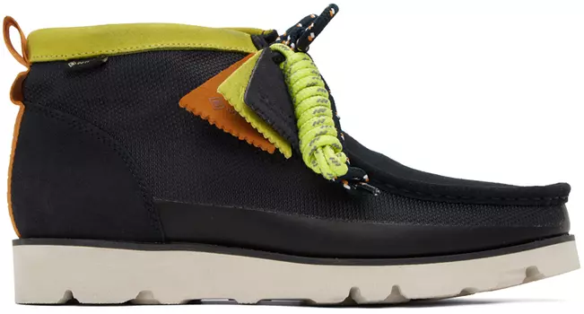 Темно-синие ботинки Wallabee 2.0 GTX Desert Clarks Originals