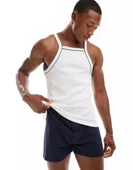 Темно-синие боксеры из джерси ASOS DESIGN