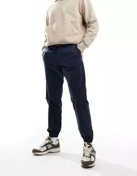 Темно-синие брюки ASOS DESIGN