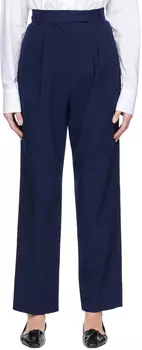 Темно-синие брюки Bea The Frankie Shop