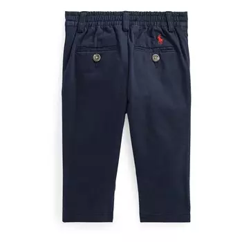 Темно-синие брюки-чиносы стрейч Ralph Lauren, синий