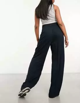 Темно-синие брюки для папы ASOS