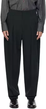 Темно-синие брюки-галифе LEMAIRE