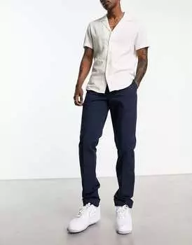 Темно-синие брюки из эластичного хлопка Polo Ralph Lauren Chster