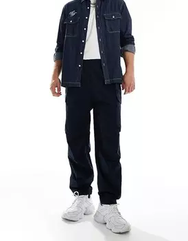 Темно-синие брюки карго из рипстопа с логотипом Timberland