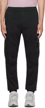 Темно-синие брюки карго на кулиске Stone Island