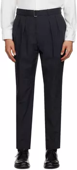 Темно-синие брюки Officine Generale Hugo
