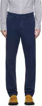 Темно-синие брюки прямого кроя Polo Ralph Lauren