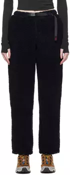 Темно-синие брюки с поясом на завязках Midnight Gramicci