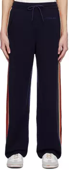 Темно-синие брюки с вышивкой A PERSONAL NOTE 73