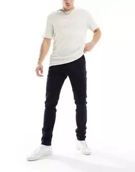 Темно-синие брюки скинни в элегантном стиле ASOS