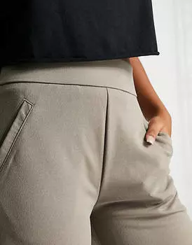 Темно-синие брюки строгого кроя JDY