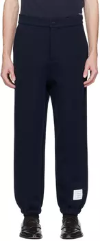 Темно-синие брюки Tech Lounge Thom Browne