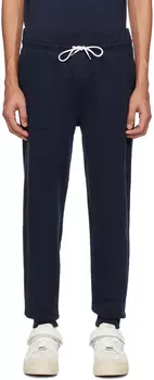 Темно-синие брюки Tricolor Fox Lounge Maison Kitsun