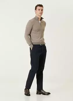 Темно-синие брюки Zegna