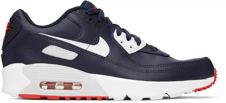 Темно-синие детские кроссовки Nike Kids Air Max 90 LTR Big