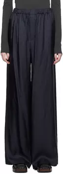 Темно-синие длинные брюки Rier