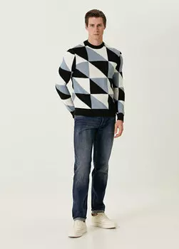 Темно-синие джинсовые брюки Emporio Armani